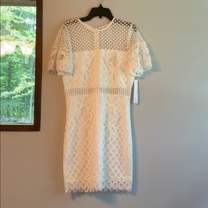 NWT white AQUA dress